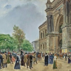 The opening day of the Salon